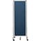 National Public Seating Room Divider, 6' Height, 3 Sections, Blue Panels, Grey Frame RDG6-3PT04 - alternate 6